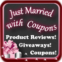 Just Married with Coupons Button